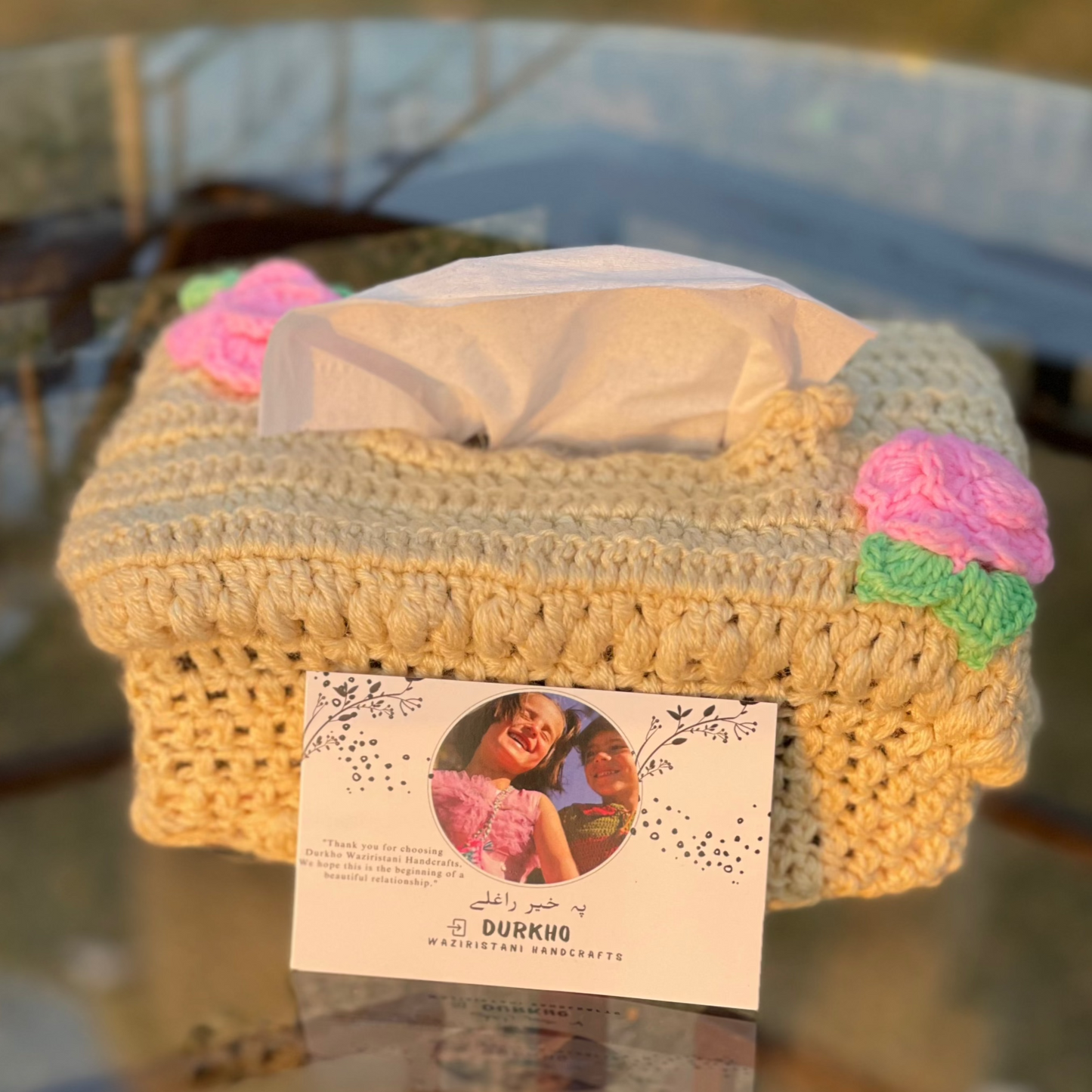 Car & Comfort Tissue Box Cover