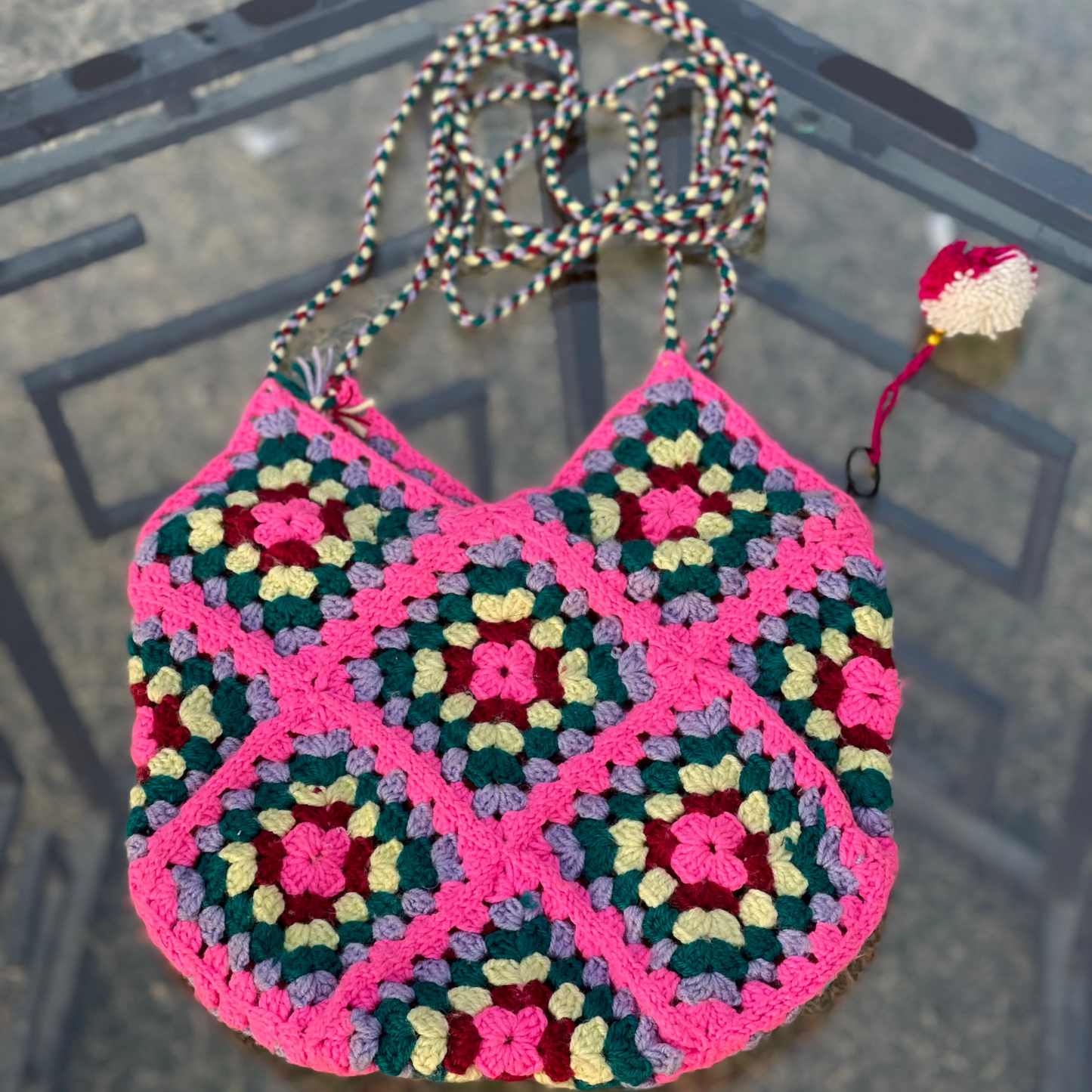 Granny Square Purse