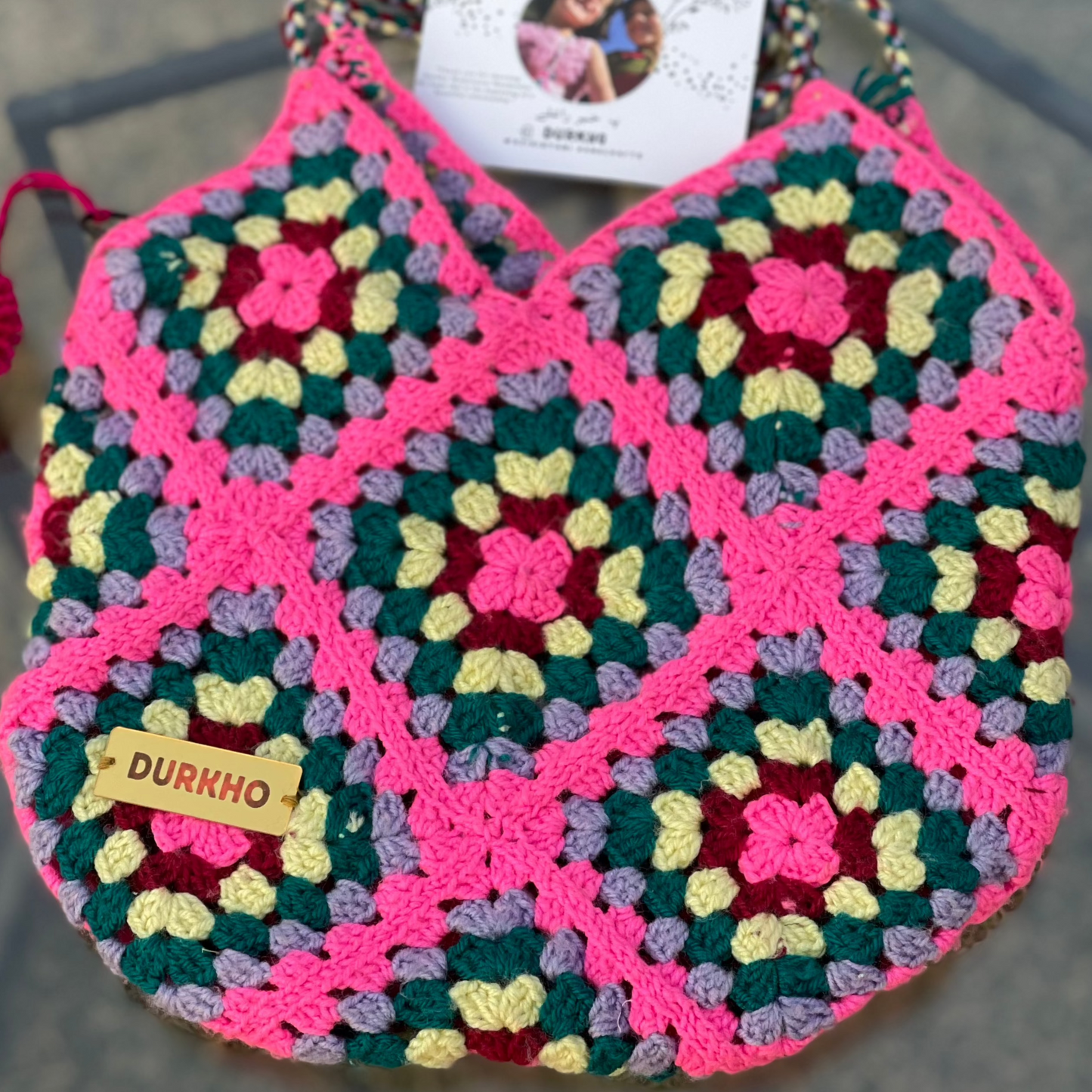 Granny Square Purse